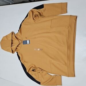 VRST Men's XXL Pinnacle Fleece Hoodie Palomino Gold